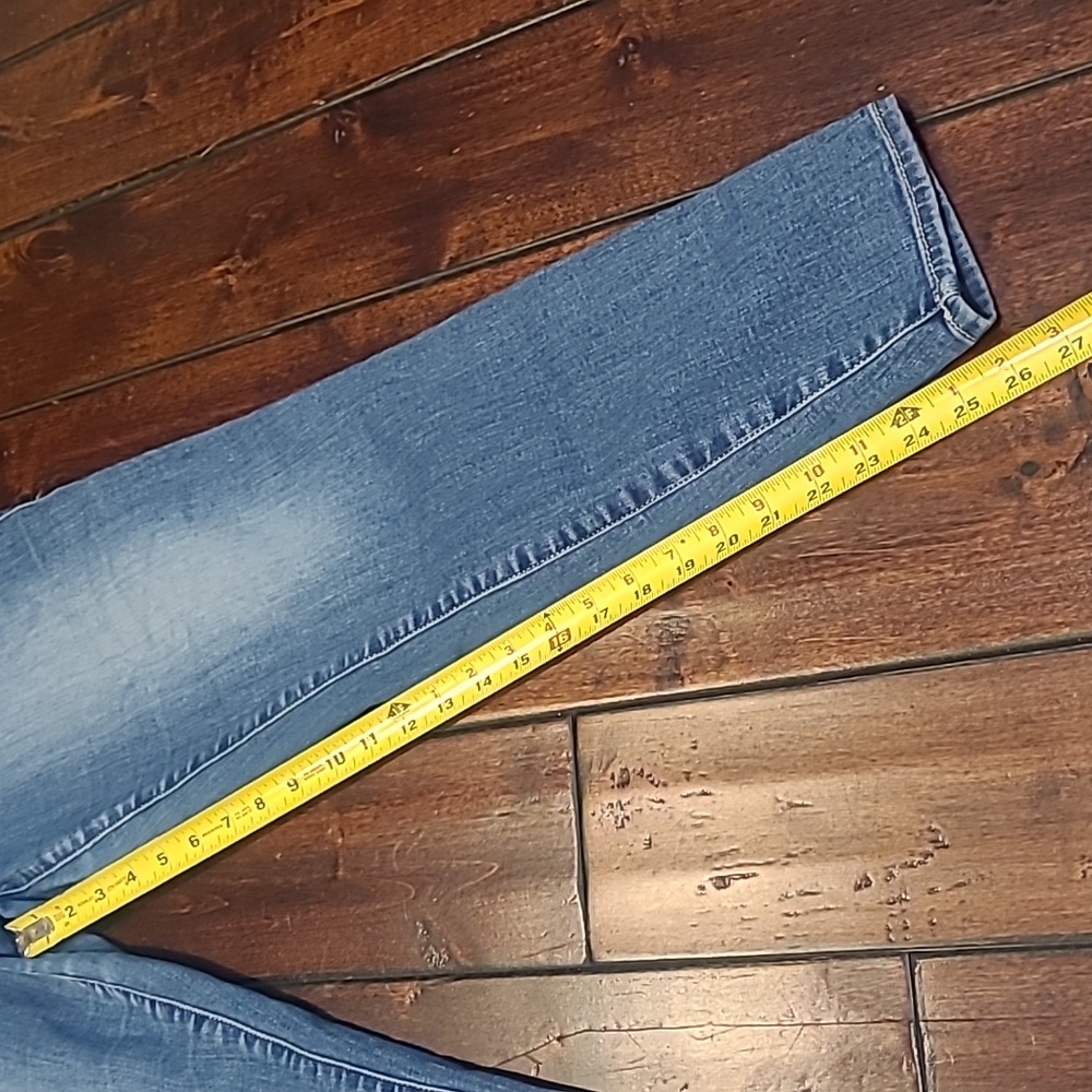 Torrid Sky High Skinny Blue Denim Jeans Size 18R - Picture 3 of 8